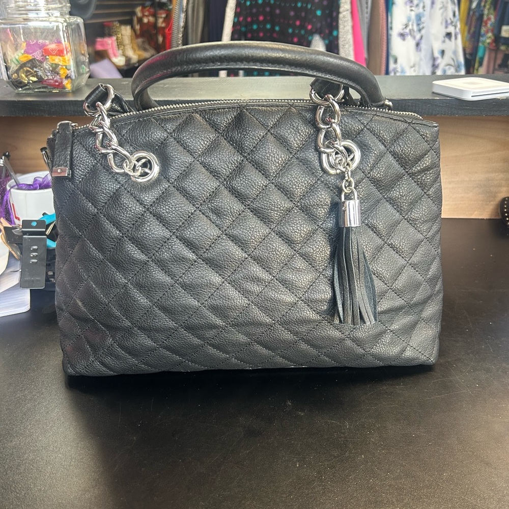 Calvin Klein Black Lined Bag